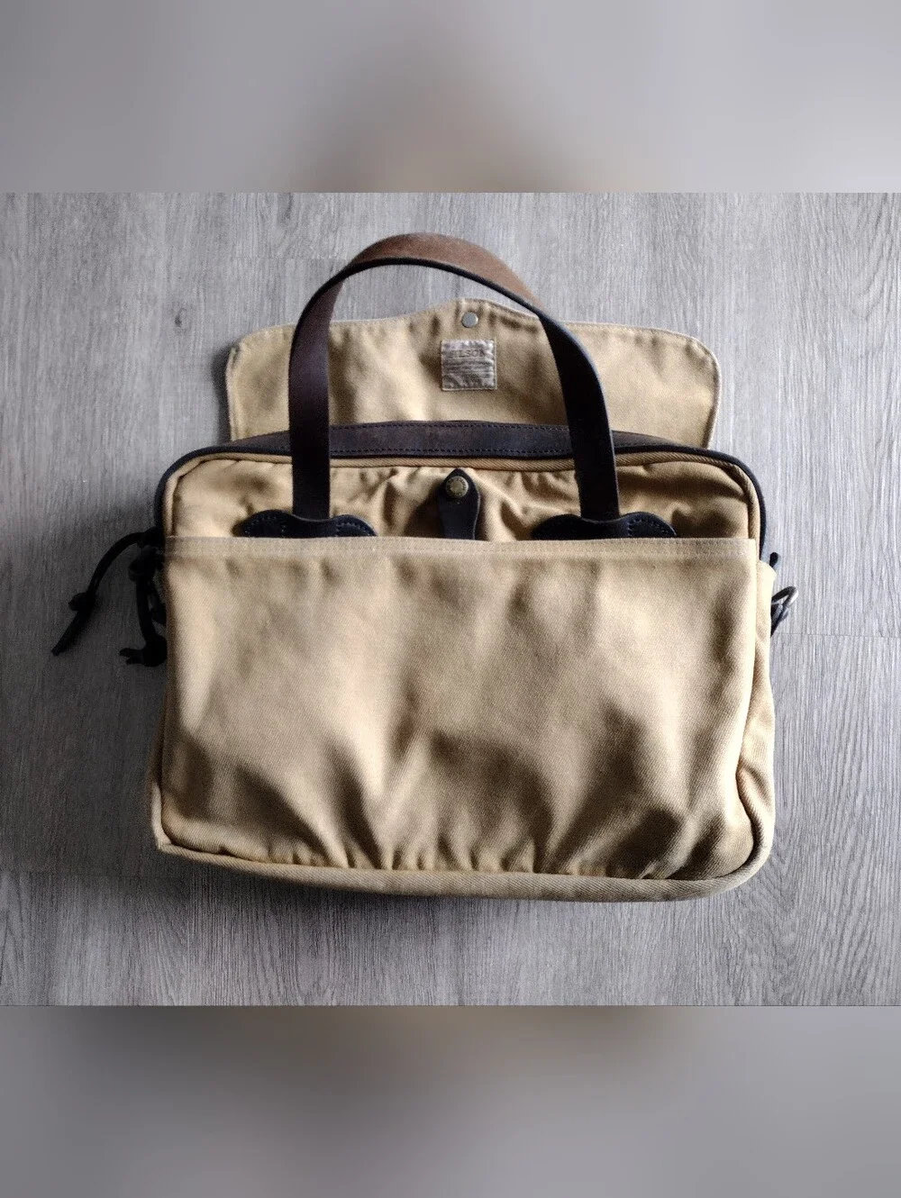 Vintage Filson Original Talon Rugged Twill Briefcase